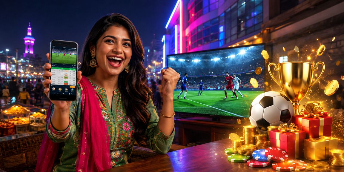 খুলনায় রাতে মোবাইল স্পোর্টস বেটিং এর আকর্ষণীয় দৃশ্য